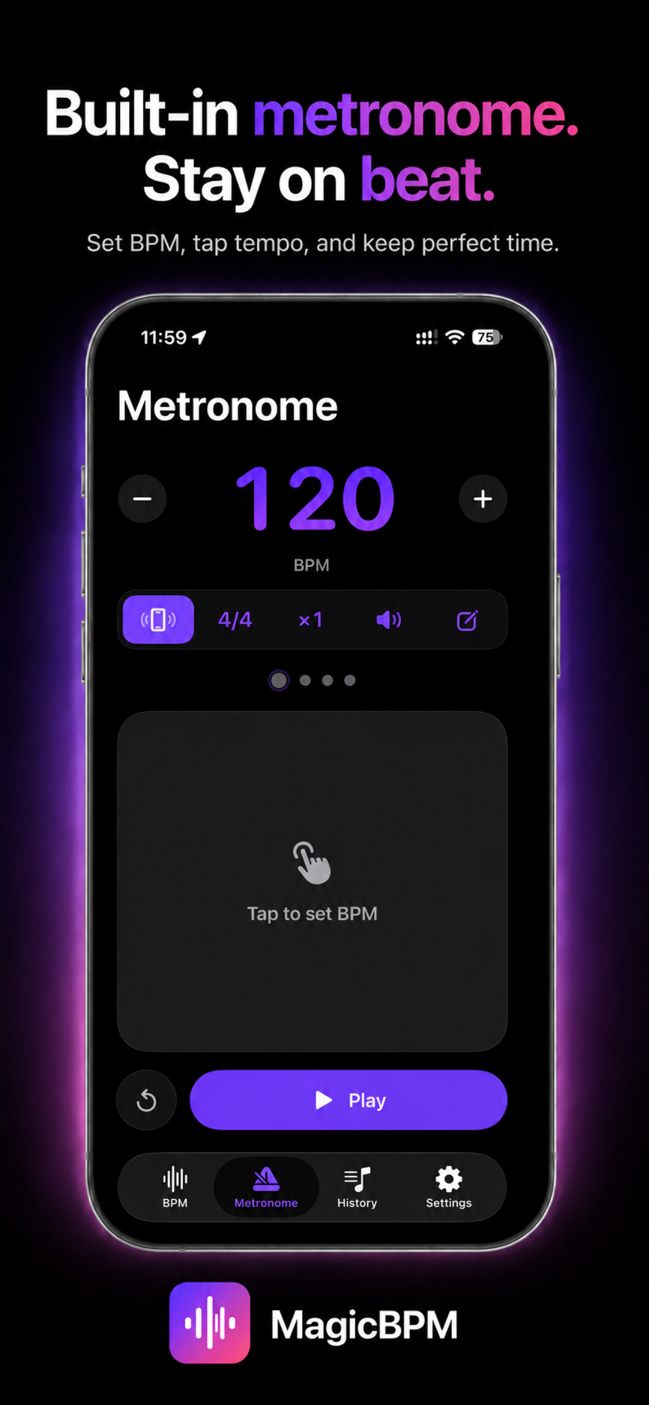 MagicBPM: Tempo & Metronome screenshot 4