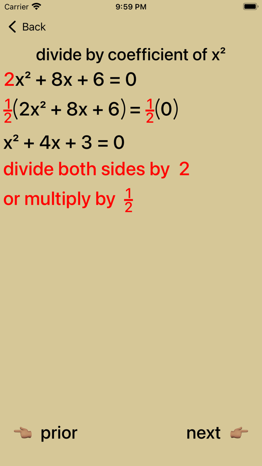 #2. Quadratic Equations (iOS) Podle: Walter Kissach