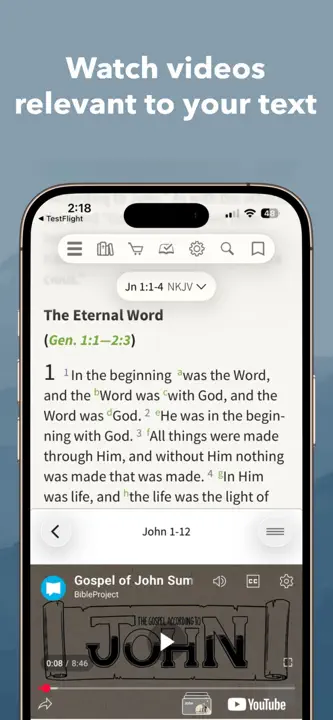 NKJV Bible by Olive Tree: Screenshot 9 von 10