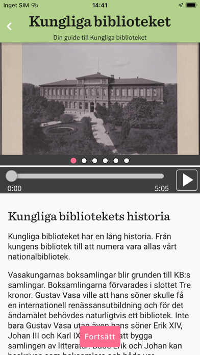Kungliga Biblioteket Screenshot