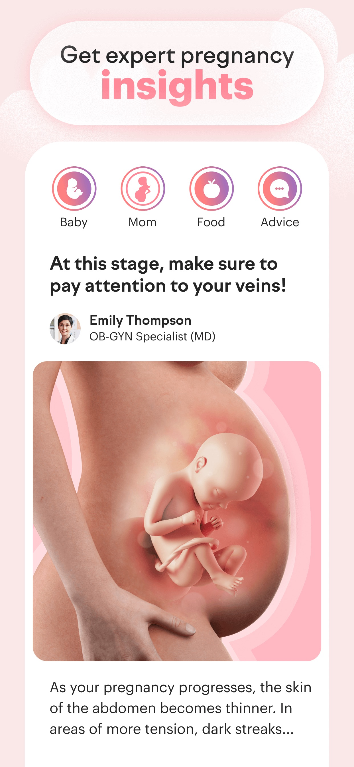 amma: Pregnancy & Baby Tracker screenshot 3