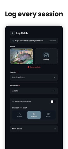 Flyloops - Fly Fishing Log Screenshot 2 of 6