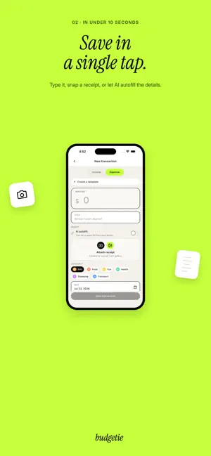 Budgetie: Expense Tracker screenshot 3