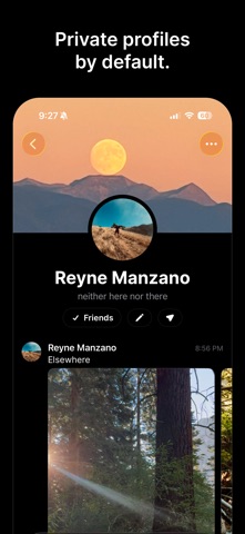 Elsewhere. Social messaging. Screenshot 7 of 7