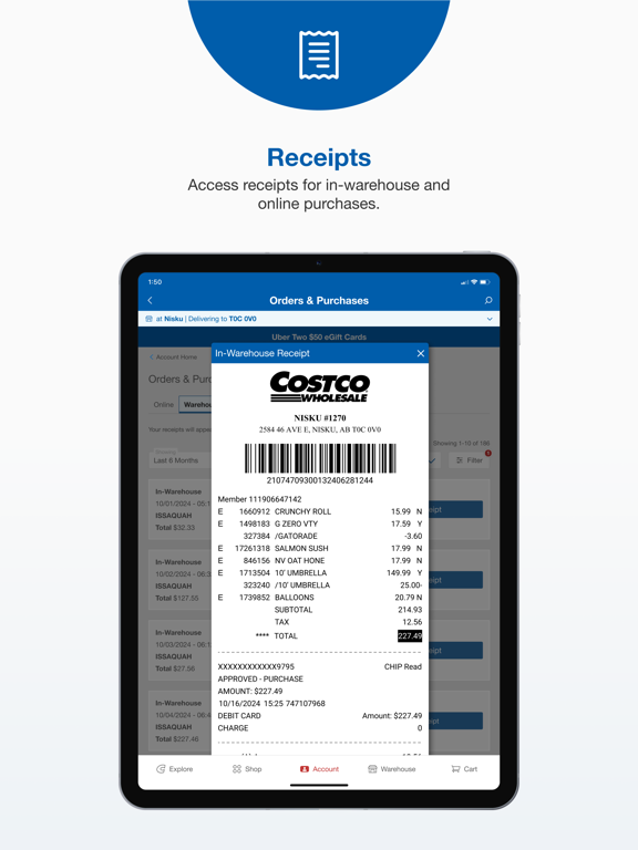 Costco iPad screenshot 4 - Shopping app