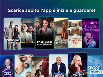 Mediaset Infinity Italia iPad screenshot 10