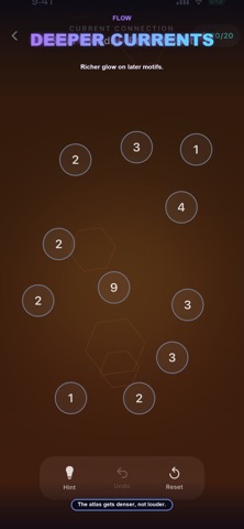 Flow: Connect the Dots iPhone screenshot
