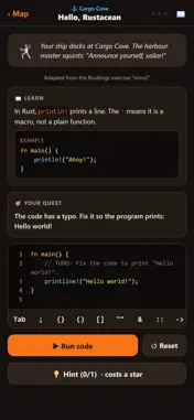 Rustforge : a coding quest screenshot 3