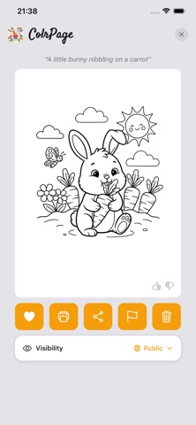 ColrPage: Coloring Pages Kids iPhone screenshot