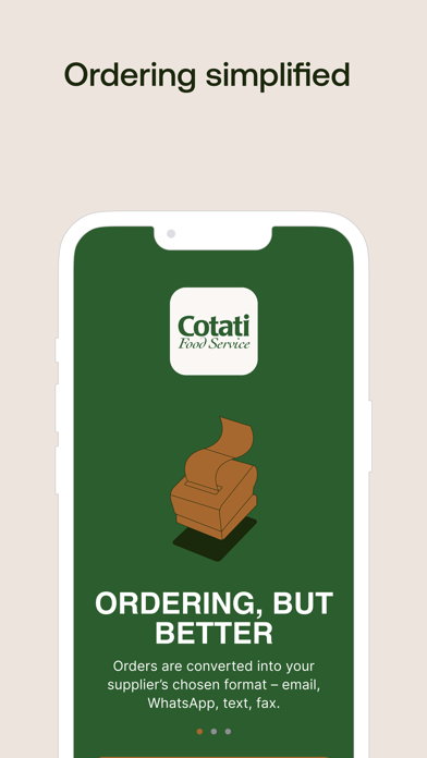 Cotati Food Service Screenshot