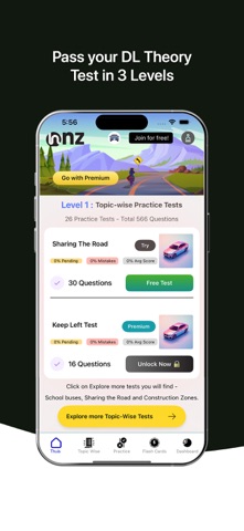 NewZealand Driver Theory Test screenshot