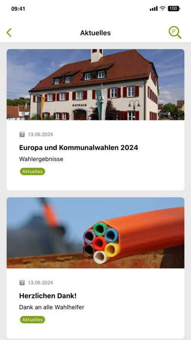 Gemeinde Großbettlingen Screenshot