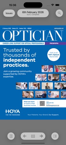 Optician Magazine app screenshot