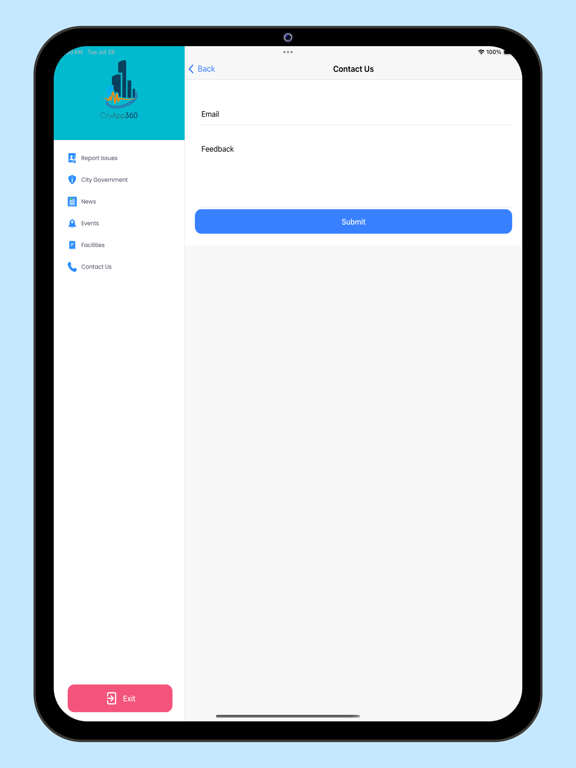 CityApp360 iPad screenshot 5 - Entertainment app