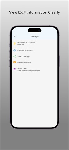 EXIFClean - Photo Privacy P... iPhone screenshot