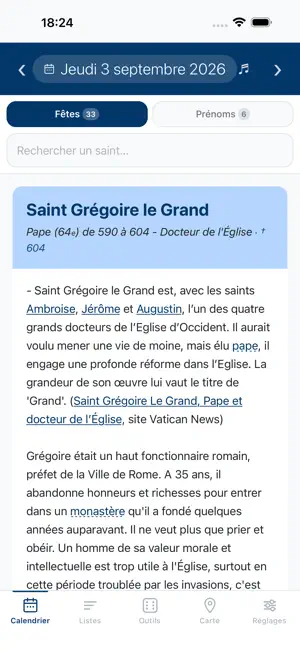 Nominis : Saints et Prénoms screenshot 1