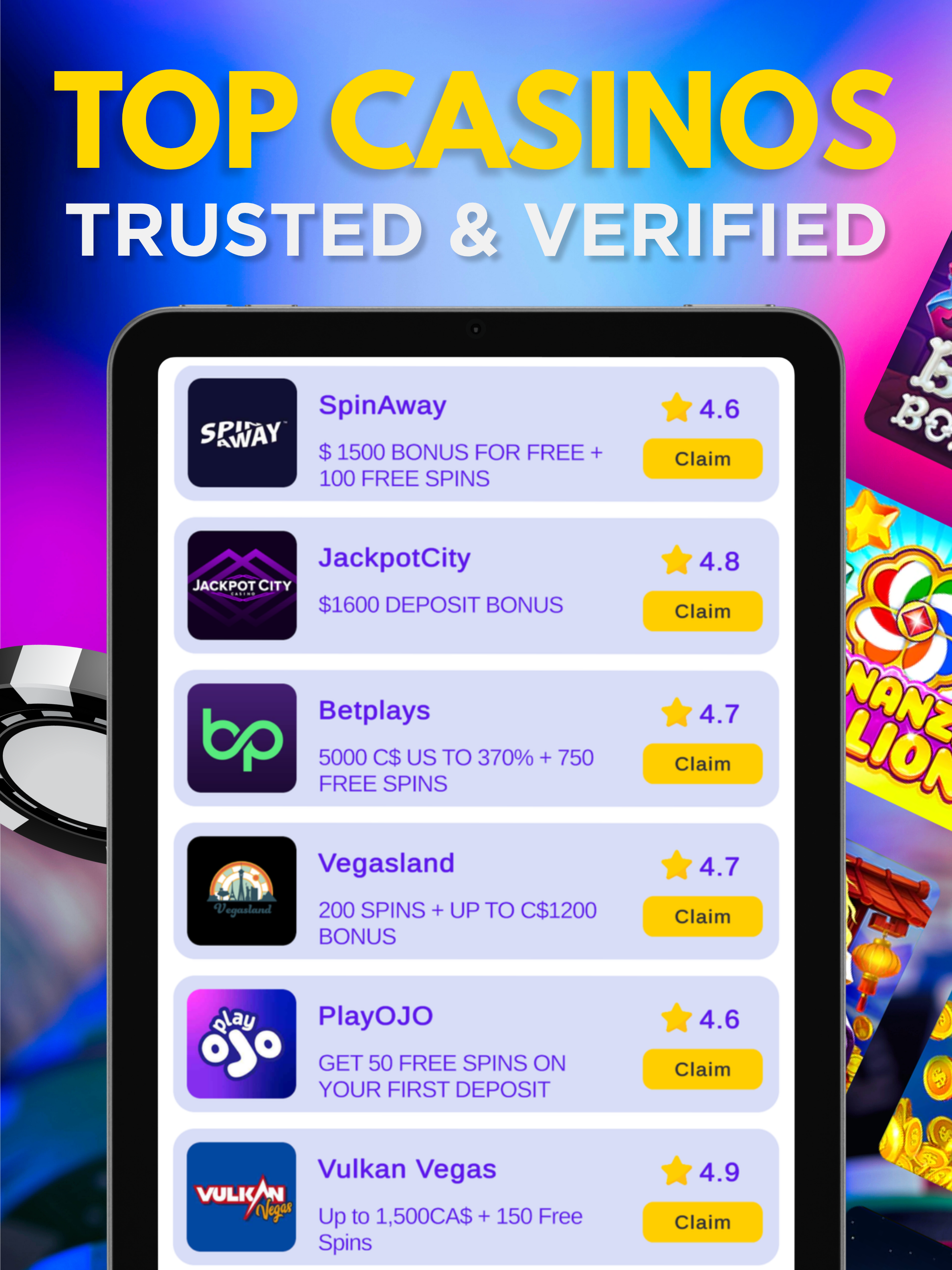 Jackpot Master - Real Casinos screenshot 8