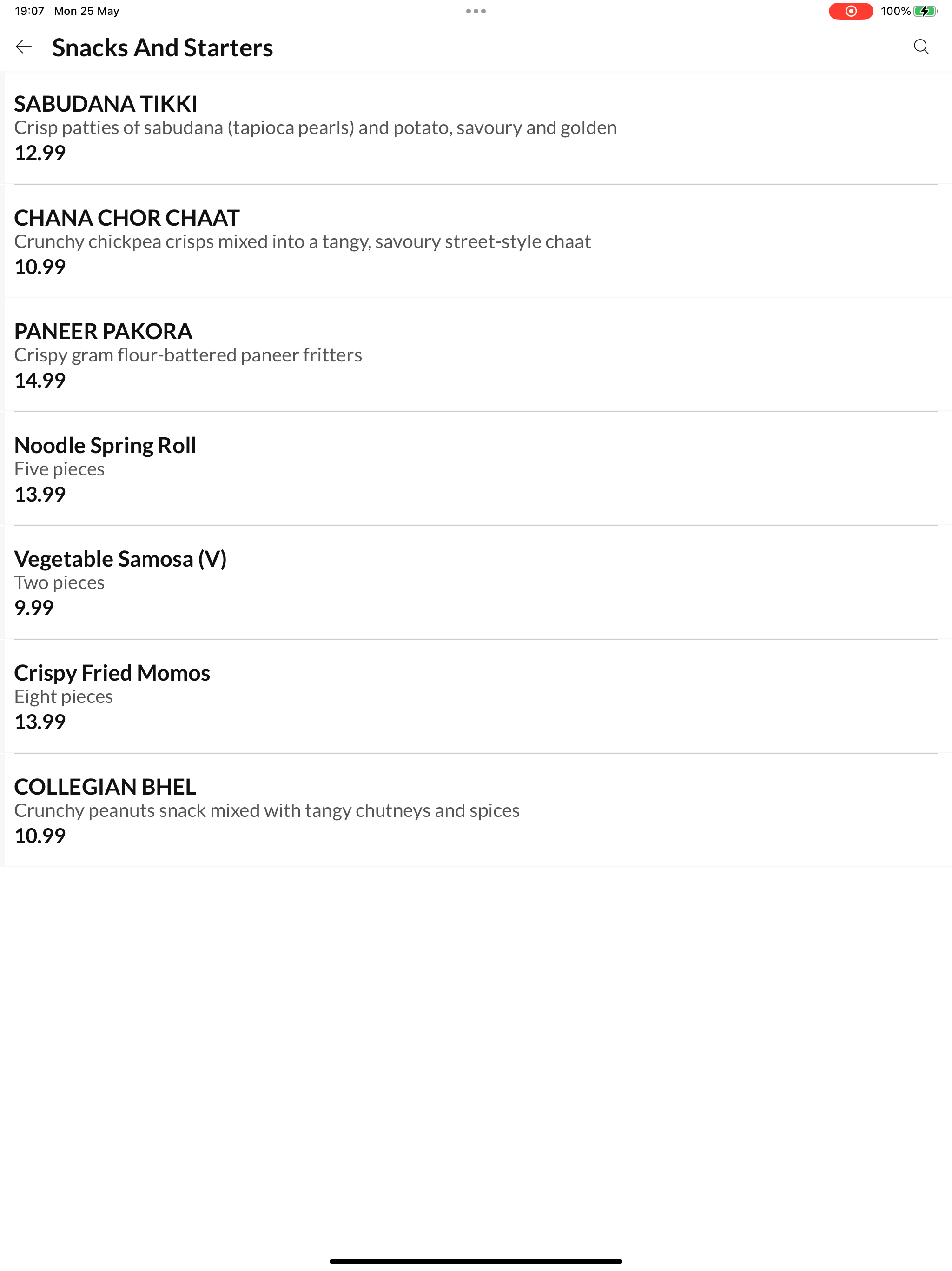 Flavours Indian Food Truck screenshot 7