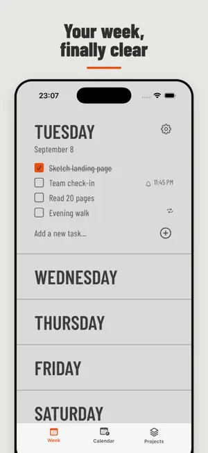 Weeklane: Weekly To-Do Planner screenshot 1
