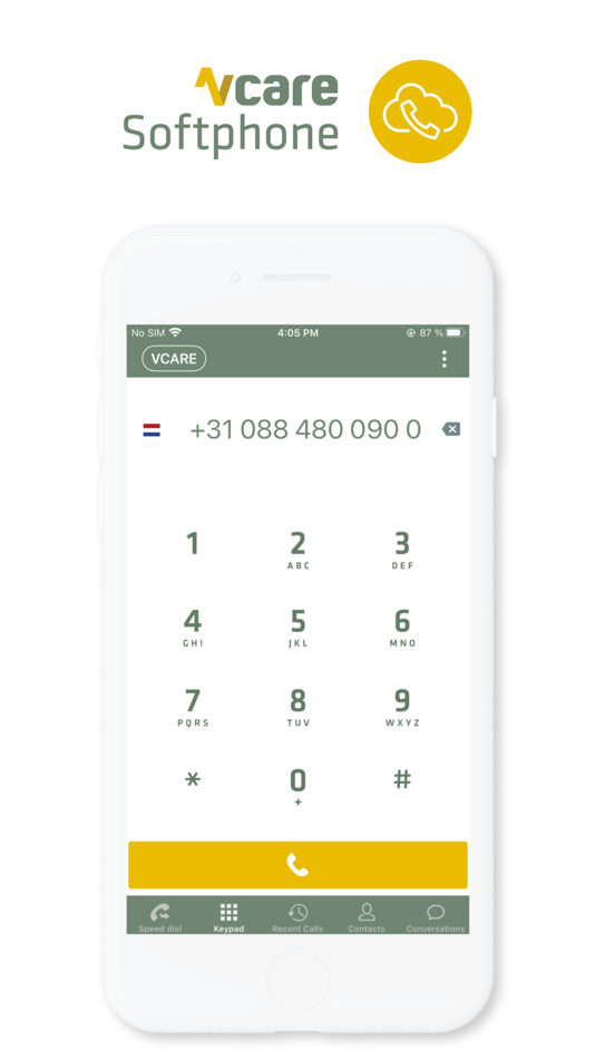 #1. Vcare Softphone (iOS) 由: Vtel telecom BV
