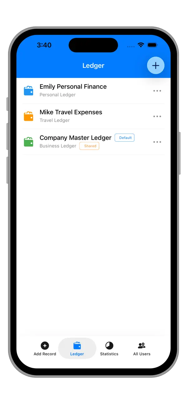 Screenshot #2 pour Money Budget Sync-Team Expense