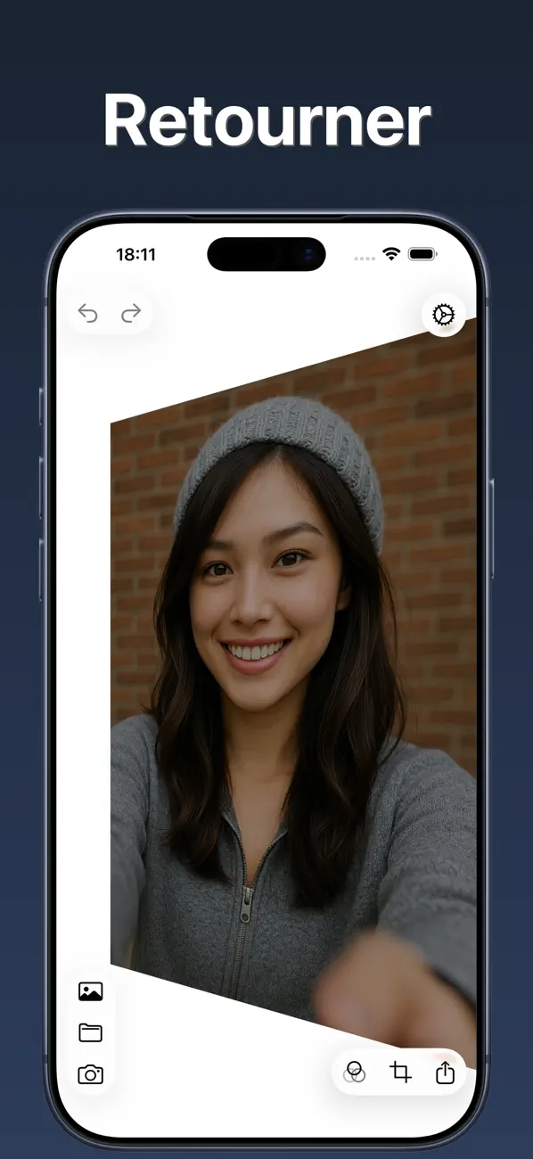 Screenshot #1 pour Photo Rotation - selfie miroir