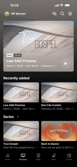 NP Berean Church screenshot 2