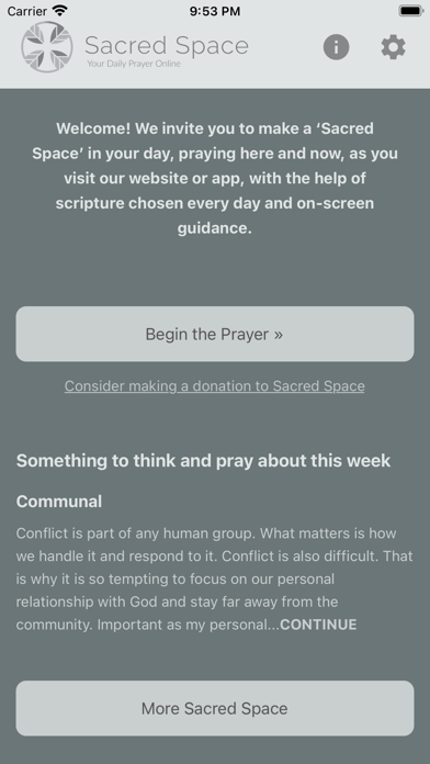Sacred Space Daily Prayer Screenshot