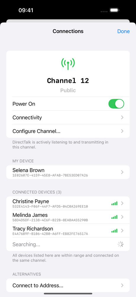 DirectTalk (Walkie Talkie P2P) screenshot 4