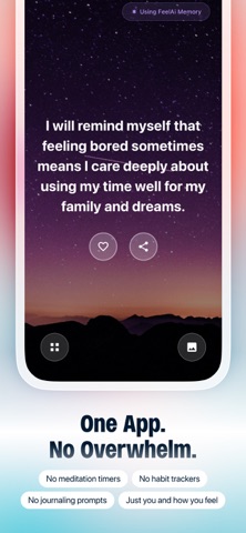 FeelScape: AI Affirmations Screenshot 5 of 6