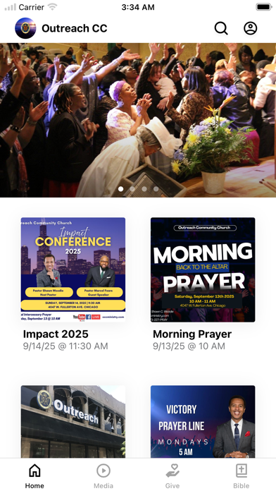 Screenshot #1 pour Outreach Community Church IL