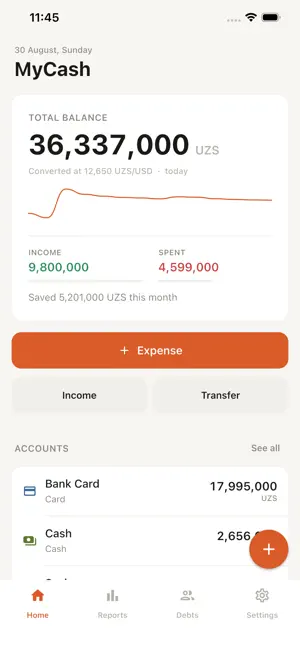 MyCash — Money Tracker screenshot 1