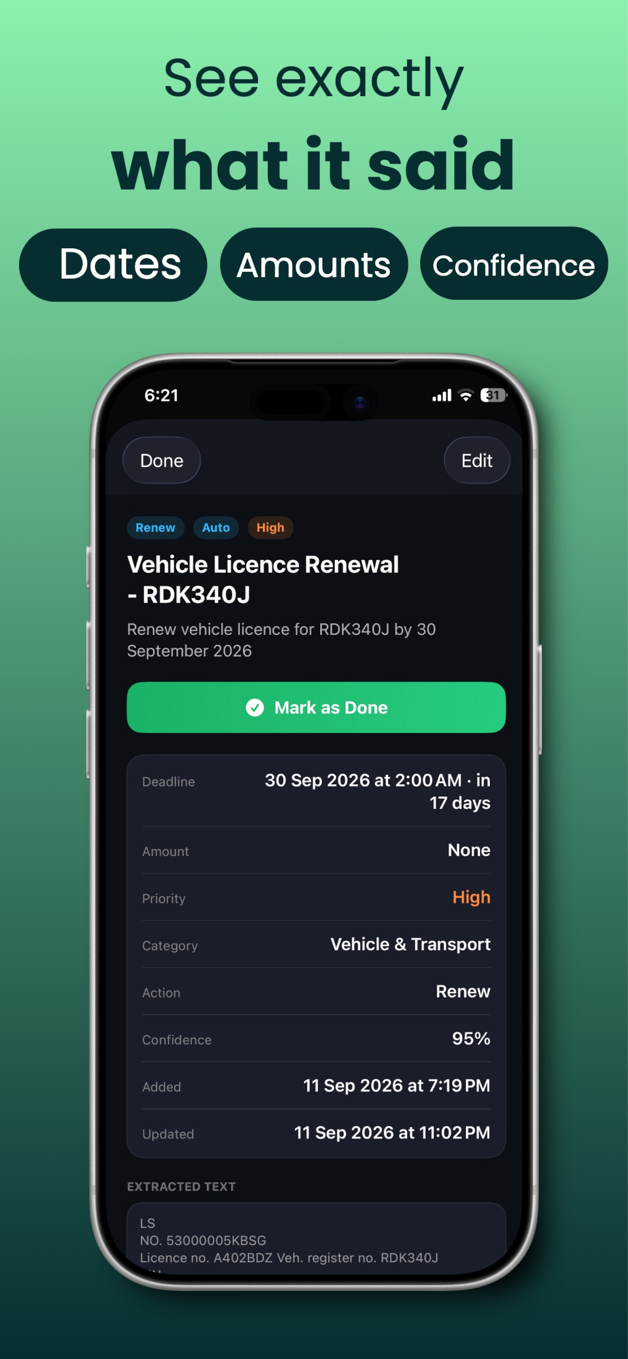 Screenshot 4 of DueTee: Life Admin & Tasks