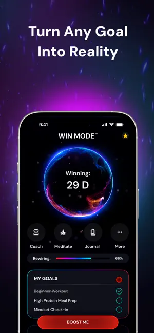 WinMode: Goal & Habit AI Coach screenshot 1