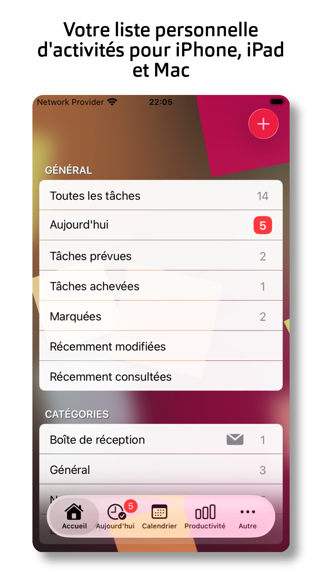 Screenshot #1 pour Tempodo: Tâches & Calendrier