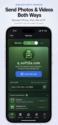 WiFi Album Photo Transfer App screenshot 1