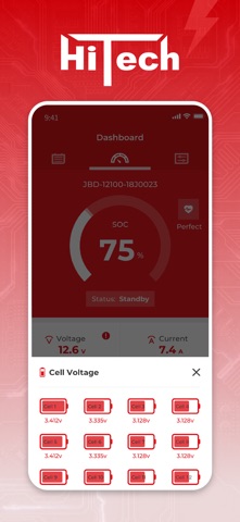 HiTech BMS screenshot