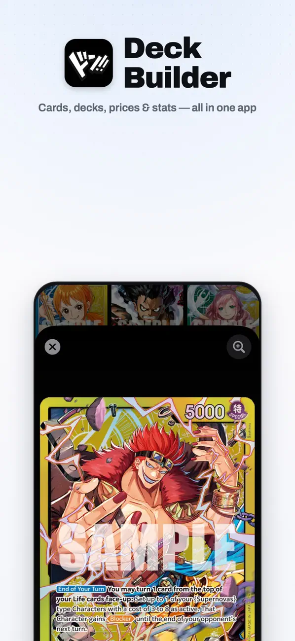 Screenshot #1 pour OP TCG Deck Builder