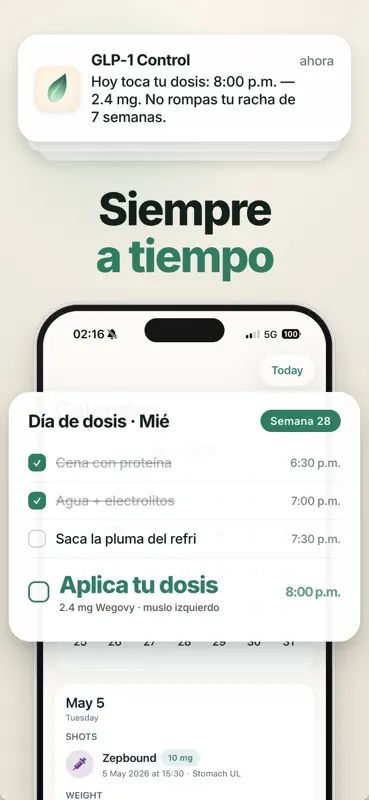 GLP 1 Tracker - Bajar de Peso screenshot 6 of 7