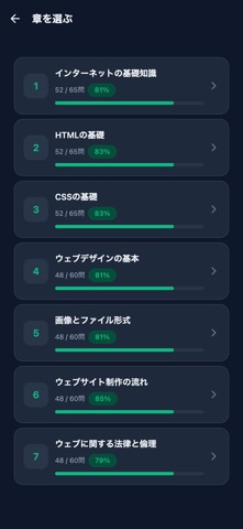 ウェブデザイン3級対策 screenshot