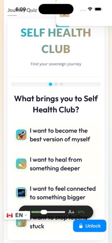 Self Health Club - Become You. screenshot