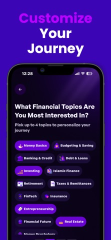 FunFi: Learn Finance iPhone screenshot