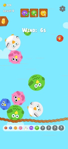 Color Birds: Tangled Rope Jam iPhone screenshot