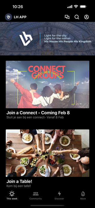 Ligththouse Fellowship App Screenshot 1 of 4