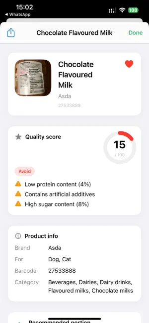 PetFood IQ screenshot 2