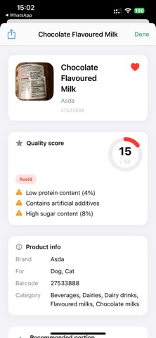 PetFood IQ screenshot