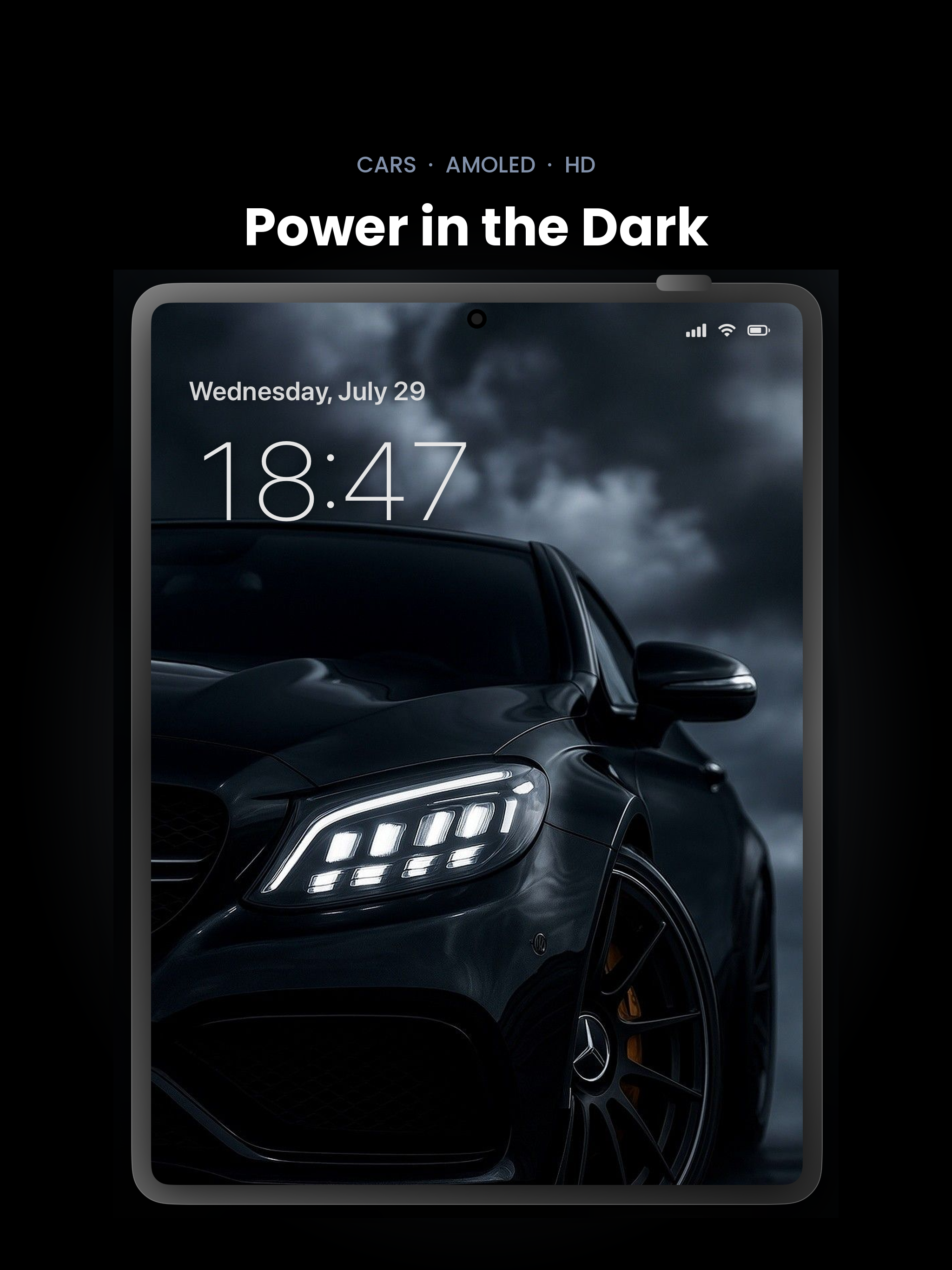 Black Amoled Wallpaper Live 4K screenshot 10