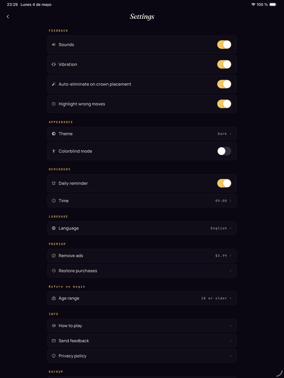 iPad screenshot