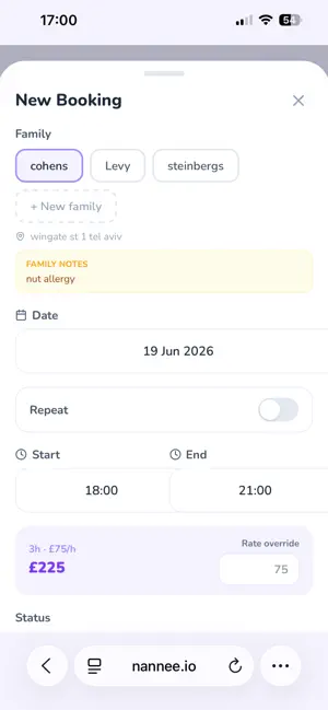 Nannee: Babysitter & Nanny App screenshot 3