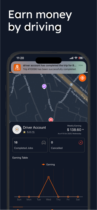 GoRural Taxi Screenshot 6 of 7